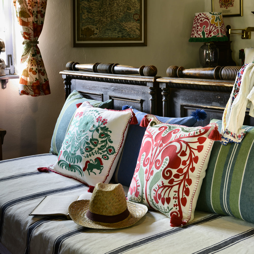 Transylvanian Suzani Pillow