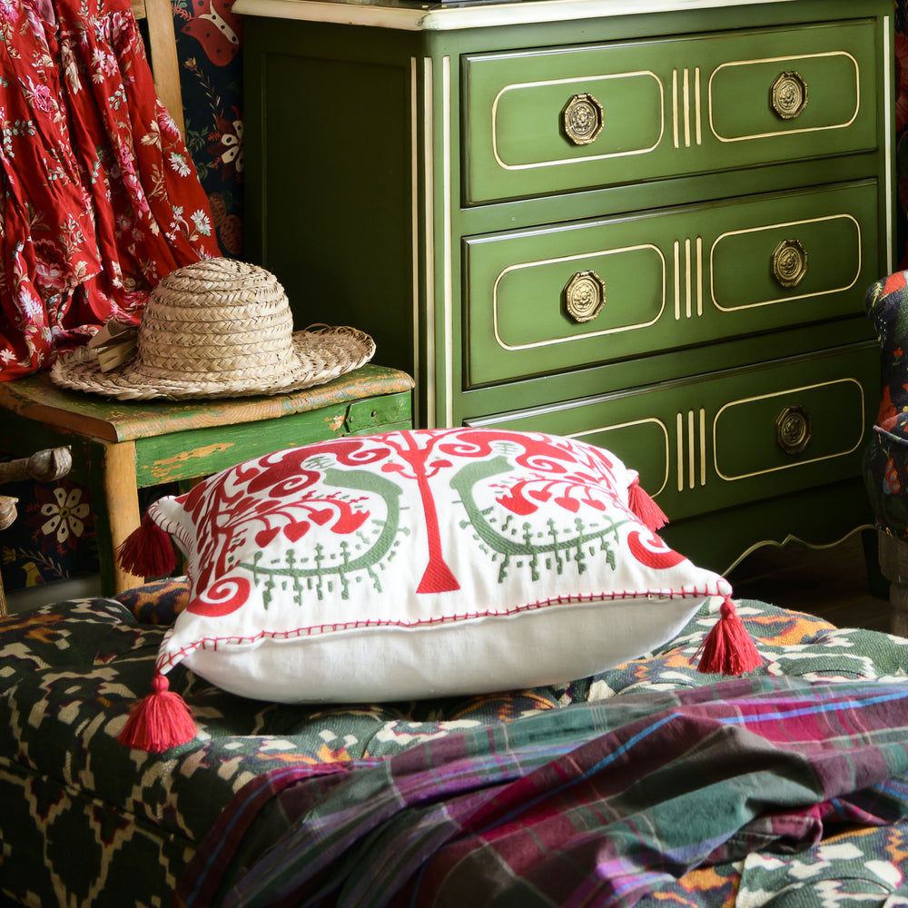Transylvanian Suzani Pillow