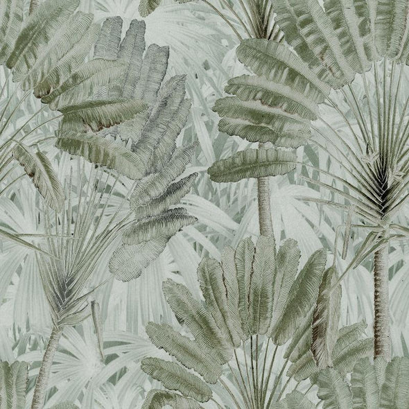 Traveller's Palm Wallpaper Sample Swatch