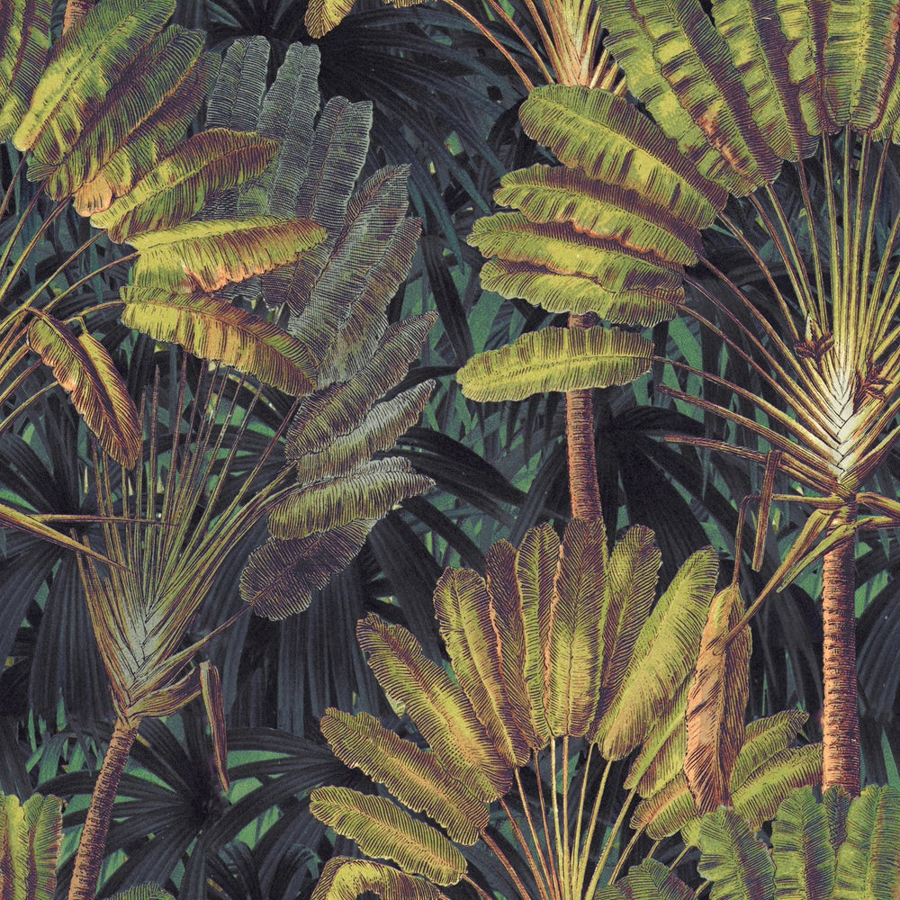 Traveller's Palm Wallpaper Sample Swatch