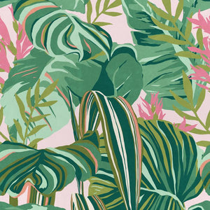 Tropical Foliage Wallpaper Sample Swatch