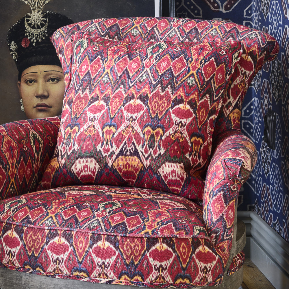 Uzbek Ikat Pillow