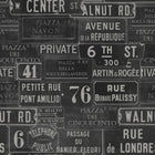 Vintage Signs Wallpaper Sample Swatch