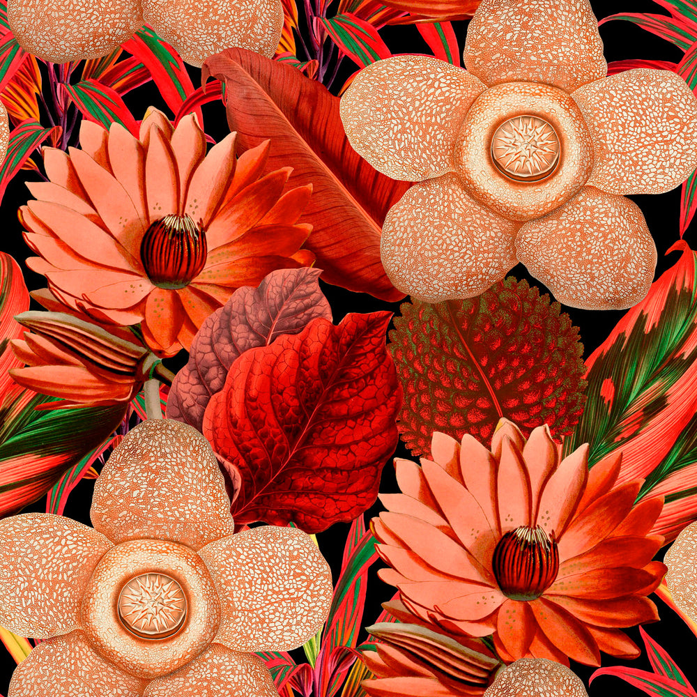 Water Lilies Wallpaper Sample Swatch