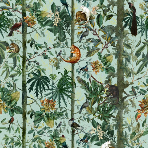 Wildlife Of Papua Wallpaper Sample Swatch