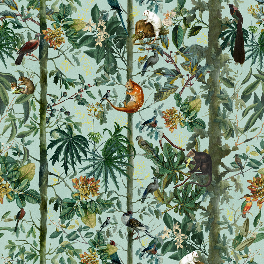 Wildlife of Papua Wallpaper Sample Swatch