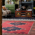 Yadigari Anatolia Red Wool Kilim Rug