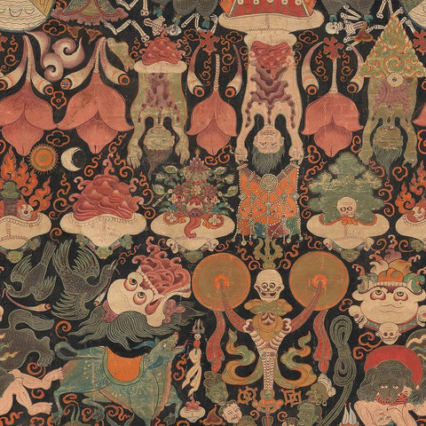 Yama Dharmaraja Wallpaper Sample Swatch