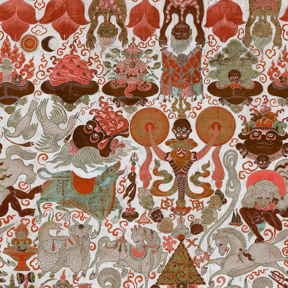 Yama Dharmaraja Wallpaper Sample Swatch
