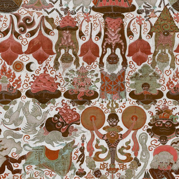 Yama Dharmaraja Wallpaper Sample Swatch