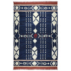 Kapadokia Indigo Wool Kilim Rug