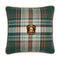 Monterey Plaid Pillow  option Green/Taupe/Yellow