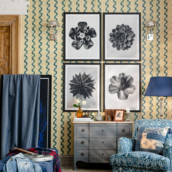 Vintage Ikat Wallpaper