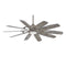 Barn Smart Ceiling Fan  option Burnished Nickel / Savannah Gray