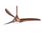 Light Wave Ceiling Fan  option Distressed Koa