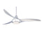 Light Wave Ceiling Fan  option Silver