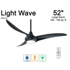 Light Wave Ceiling Fan