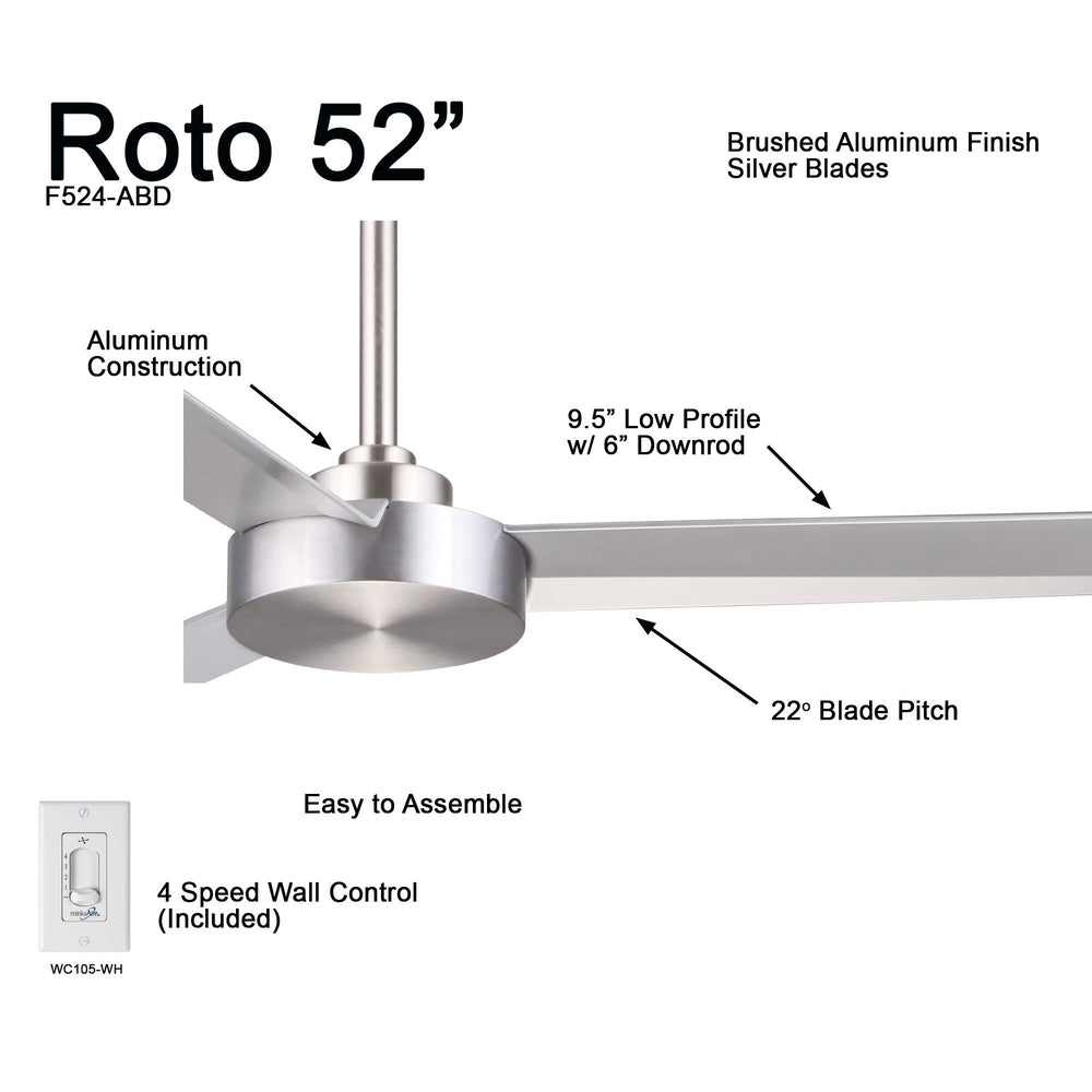 Minka Aire Roto Ceiling Fan - 2Modern