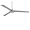 Roto XL Outdoor Ceiling Fan  option Brushed Aluminum