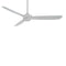 Rudolph Ceiling Fan  option Flat White Finish and Blades