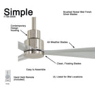 Simple Outdoor Ceiling Fan