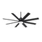 Slipstream Outdoor Ceiling Fan  option Coal Finish and Blades