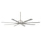Xtreme H2O Indoor/Outdoor Ceiling Fan  option Brushed Nickel Wet