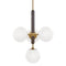 Brielle 4-Light Pendant Light  option Aged Brass
