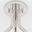 Polished Nickel Estee Semi Ceiling Light OPEN BOX