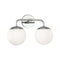 Paige Bath and Vanity Light  option Polished Nickel
