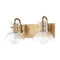 Riley Bathroom Vanity Light  option Two Lights