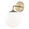 Stella Wall Light  option Aged Brass
