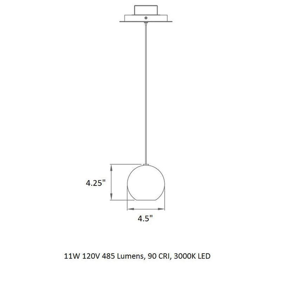 Acid Round Pendant Light