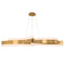 Arcs LED Chandelier  option Aged Brass