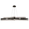 Arcs LED Chandelier  option Black