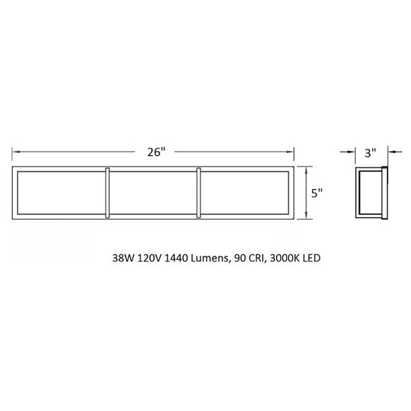 Bahn Bathroom Vanity Wall Light