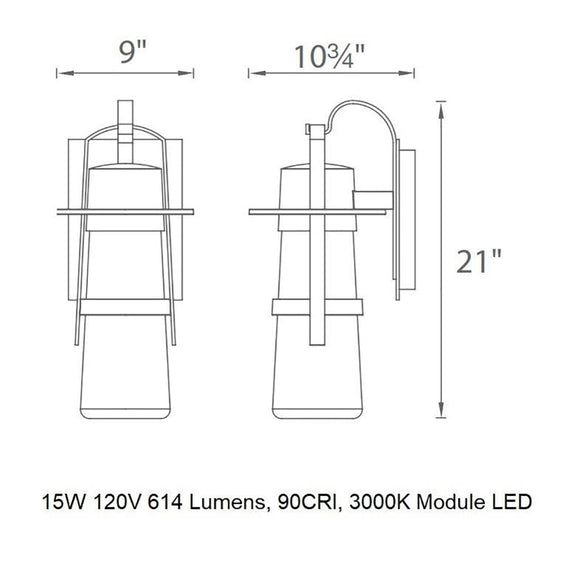 Balthus Outdoor Wall Light