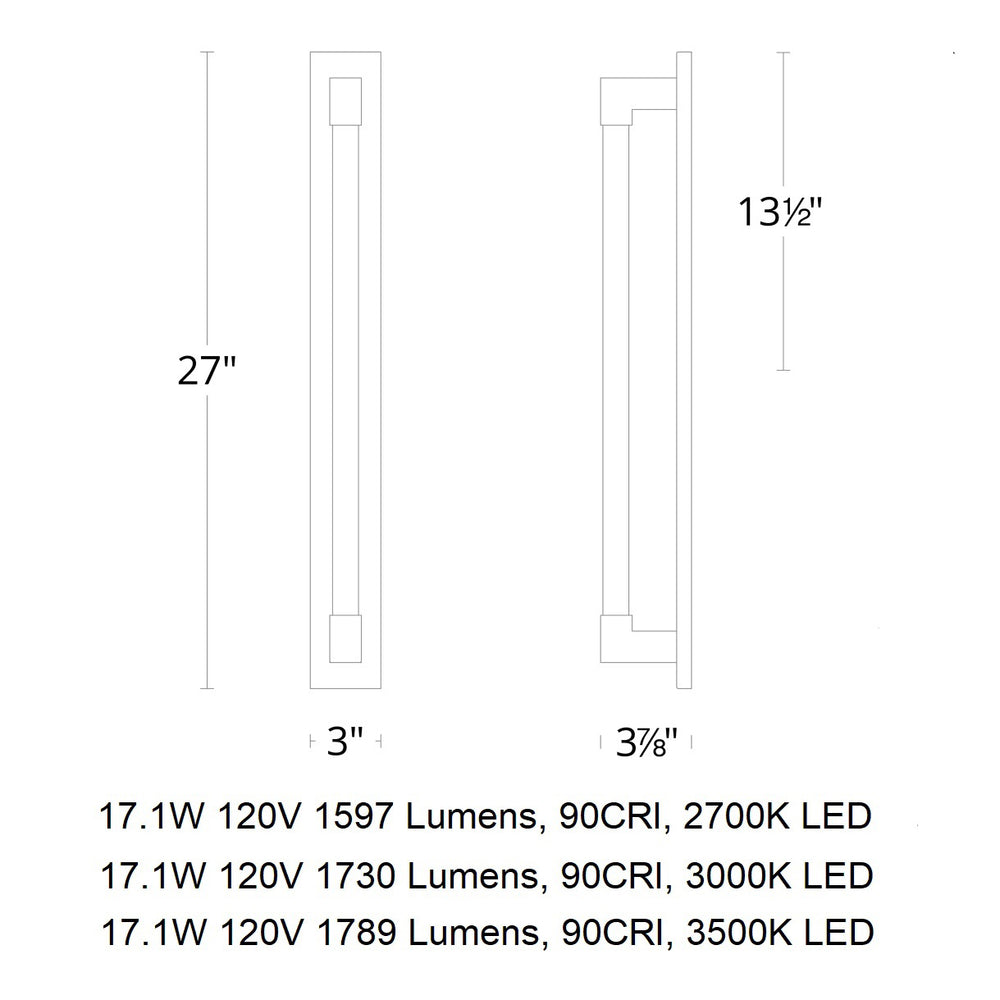 Barre LED Bathroom Vanity / Wall Light