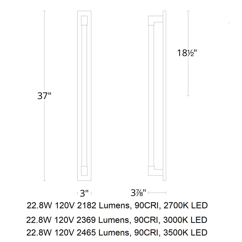 Barre LED Bathroom Vanity / Wall Light