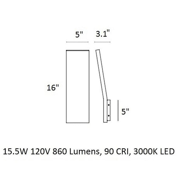 Blade Outdoor Wall Light