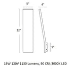 Blade Outdoor Wall Light