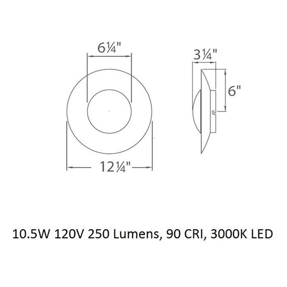 Blaze Wall / Ceiling Light