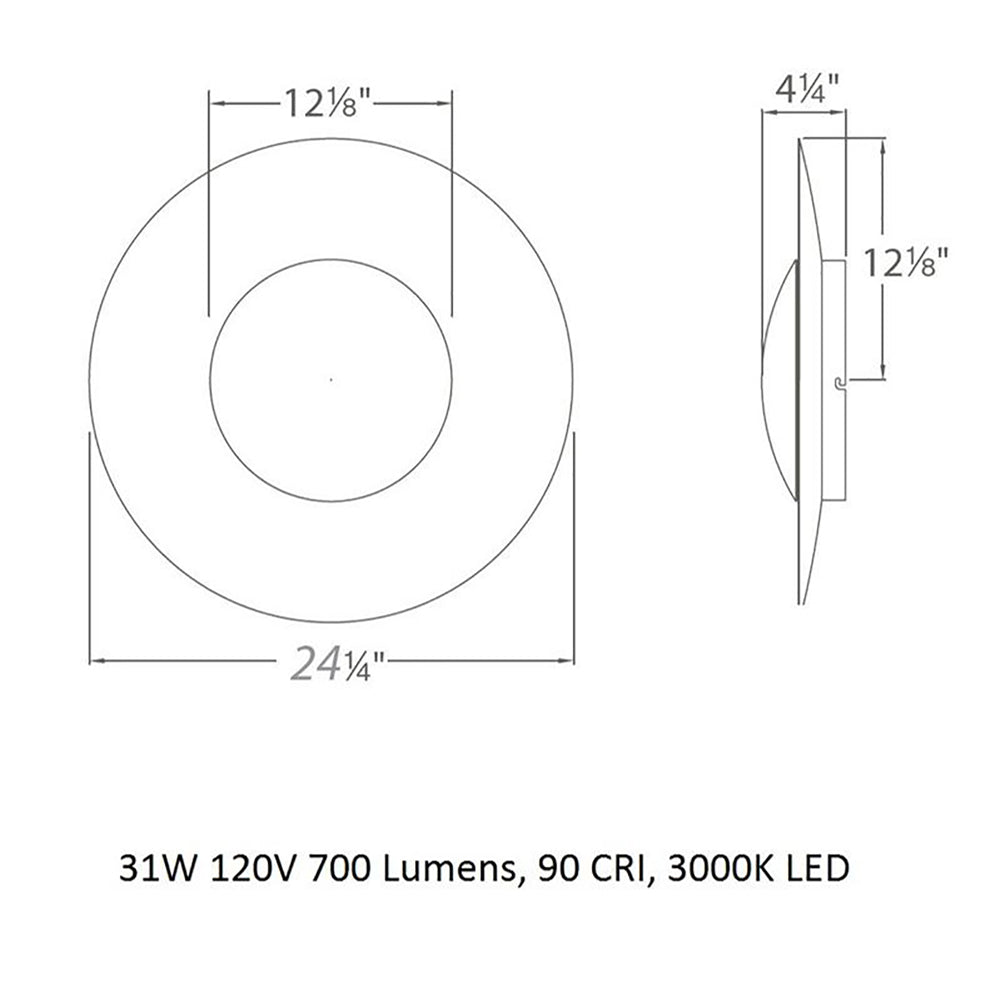 Blaze Wall / Ceiling Light