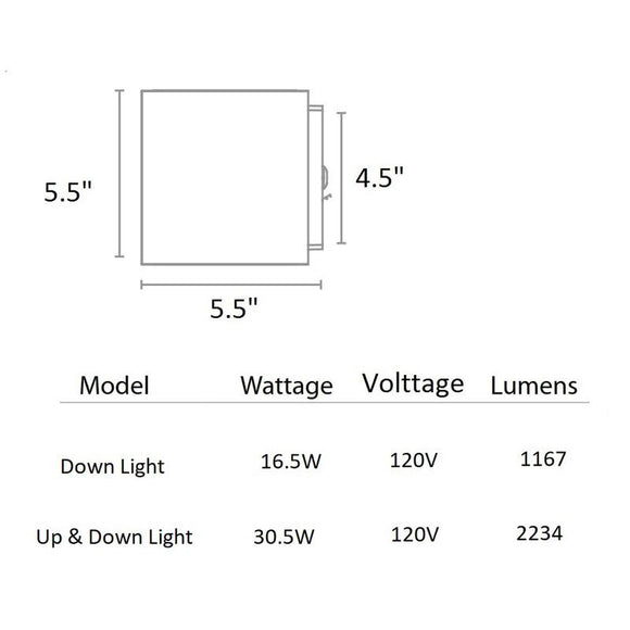 Bloc Outdoor Wall Light