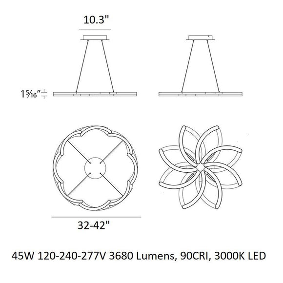 Bloom LED Chandelier