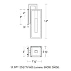 Cambridge LED Outdoor Wall Light