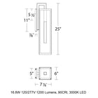 Cambridge LED Outdoor Wall Light