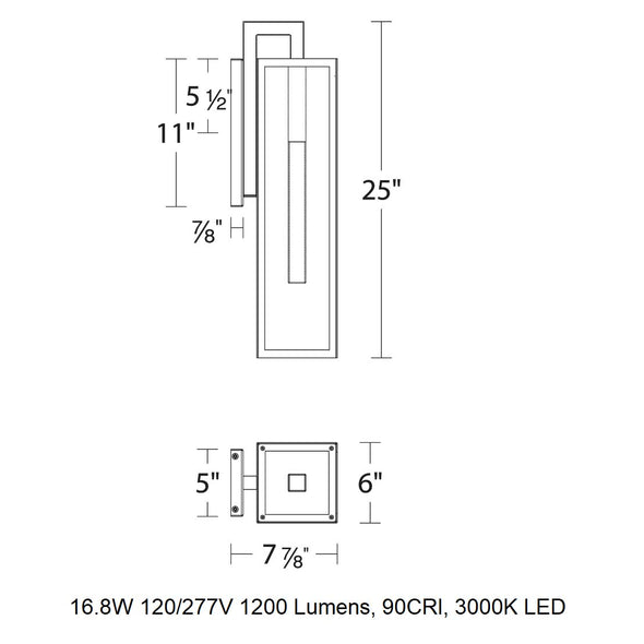 Cambridge LED Outdoor Wall Light