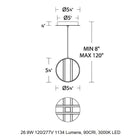 Carillion LED Pendant Light