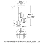 Carillion LED Pendant Light